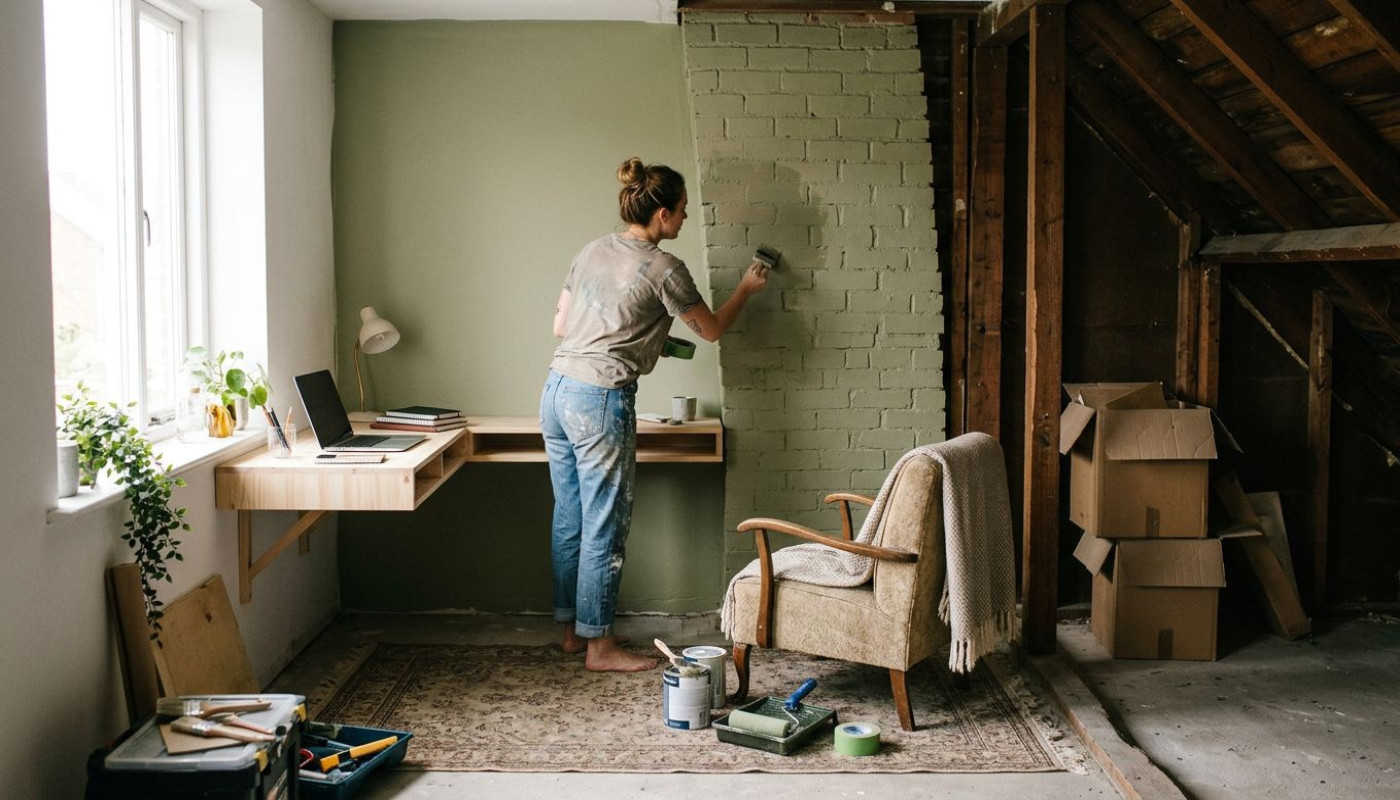 Transformation créative d'espaces domestiques inutilisés